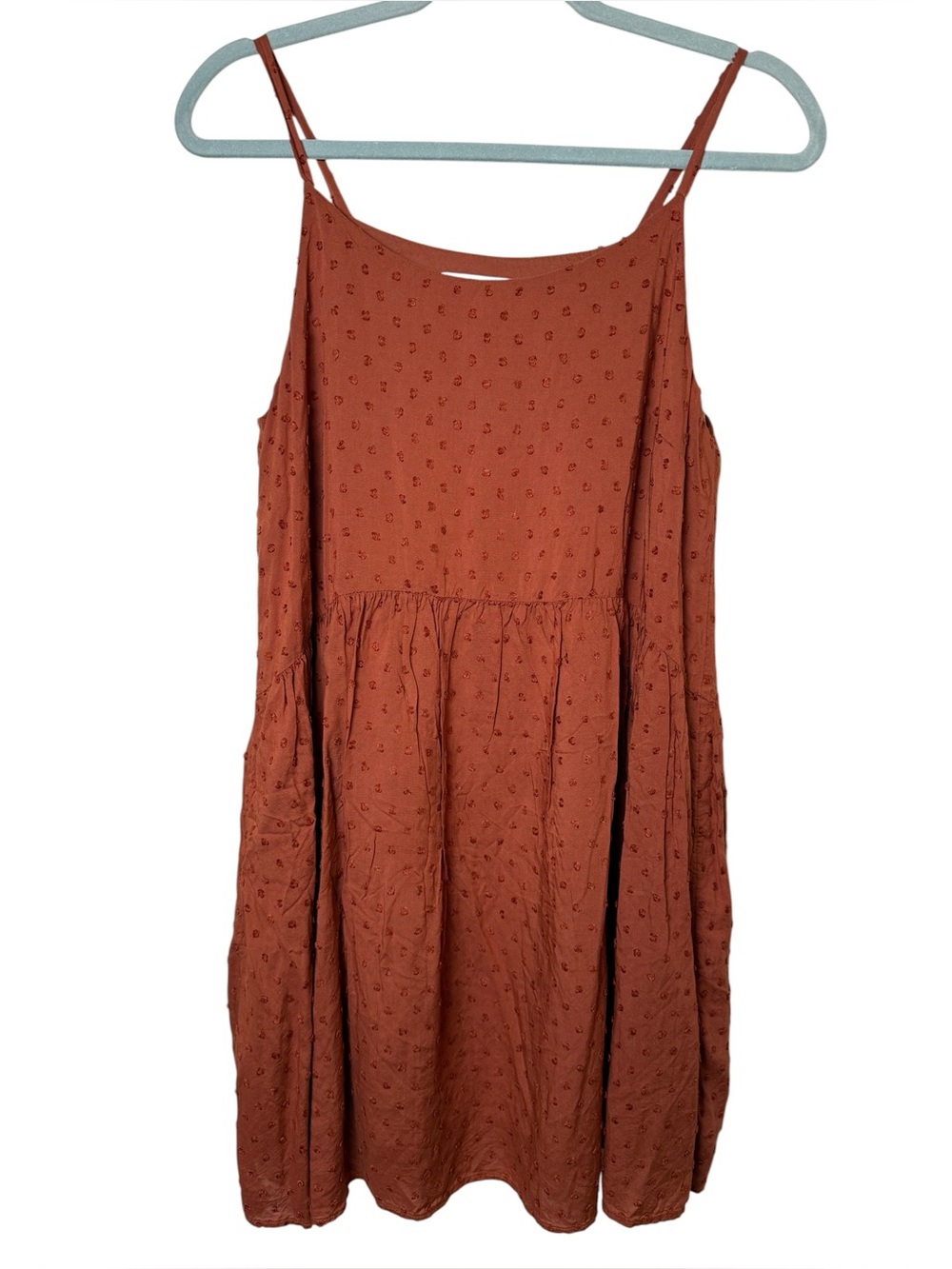 LOFT Small Swiss Dot Spaghetti Strap Sundress
